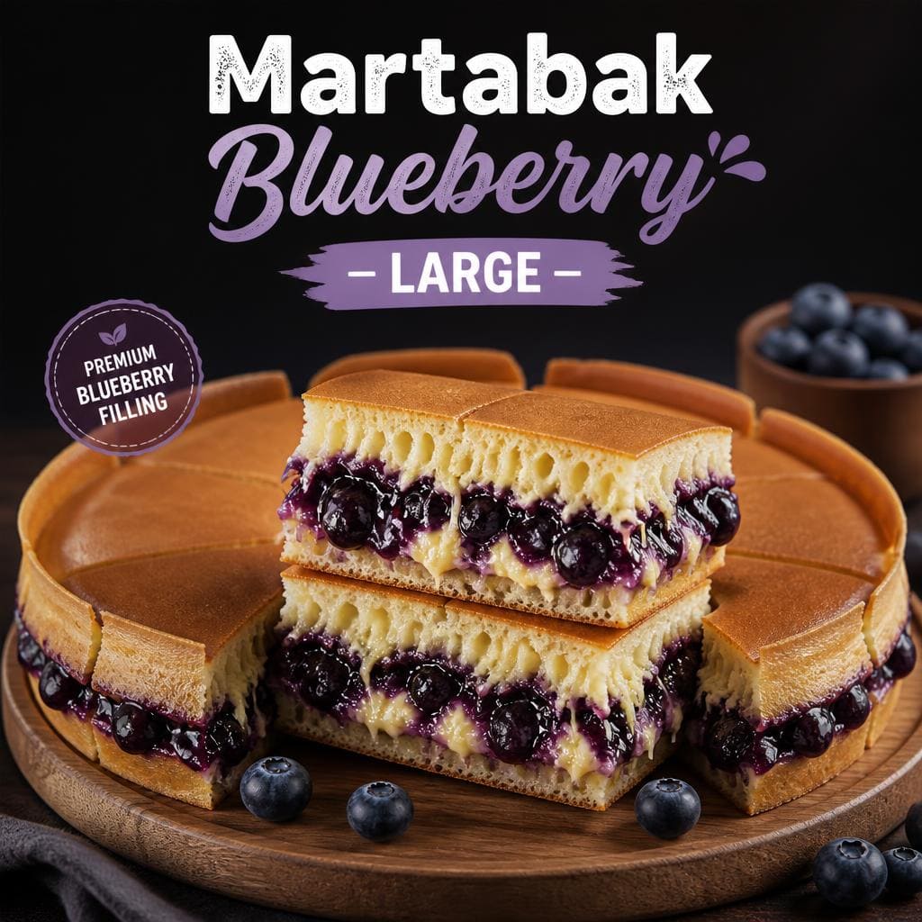 Blueberry Large Martabak 999 Asli Bandung